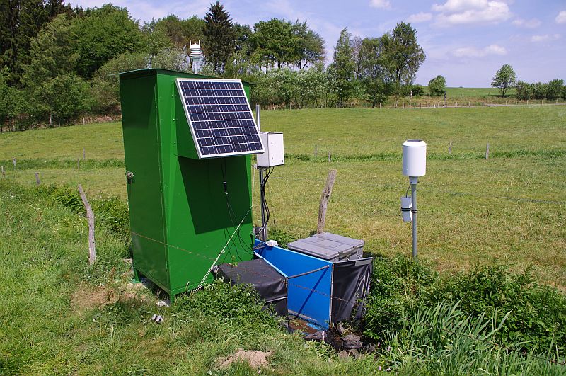 The main runoff gauging station at the Rollesbroich test site