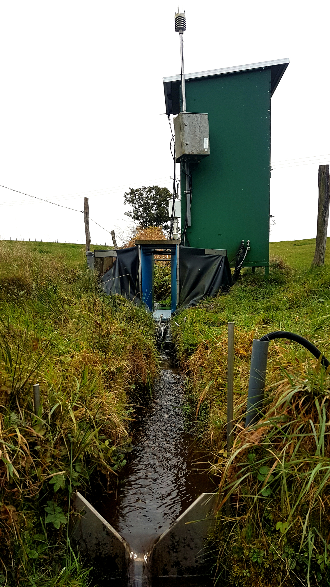 Runoff gauging station of the Rollesbroich research test site (Photo: Ferdinand Engels FZJ-IBG3).